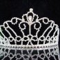 HUGE wedding tiara bride bridesmaid accessories crystal regal imperial comb 001S