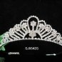 Ice sparkle wedding tiara bridal accessories,crystal regal imperial comb 542S