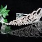 Ice sparkle wedding tiara bridal accessories,crystal regal imperial comb 542S