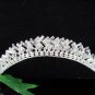 Bride bridesmaid wedding tiara accessories ice sparkle bugle crystal regal imperial comb 1561S