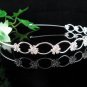 Bride bridesmaid wedding tiara bridal accessories crystal headpiece regal imperial comb 1072S