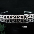 wedding tiara bridesmaid bride accessories crystal headpiece regal imperial comb 1444S
