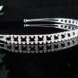 wedding tiara bridesmaid bride accessories crystal headpiece regal imperial comb 1444S