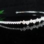 wedding tiara bridal accessories ,fancy crystal silver headband,simple regal imperial comb P416