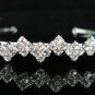 wedding tiara bridal accessories ,fancy crystal silver headband,simple regal imperial comb P416