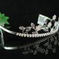 wedding tiara bridal accessories crystal handmade tiara,silver regal imperial comb g300