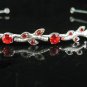 wedding tiara bridal accessories,alloy vine crystal headband ,silver regal imperial comb K535R