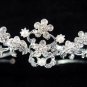 wedding tiara bridal accessories,handmade alloy crystal headpiece,silver regal imperial comb K697