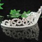 Handmade Bridal accessories wedding hair tiara crystal pearl headpiece regal imperial comb 003S