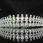 Bridal handmade accessories wedding hair tiara crystal sparkle headpiece regal imperial comb S2033S