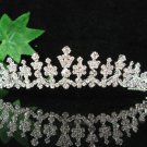 Handmade Bridal accessories wedding hair tiara silver crystal headpiece regal imperial comb SJ0583