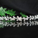 Bridal accessories wedding hair tiara handmade alloy silver crystal regal SJ0495