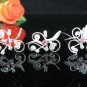 6 pc handmade Wedding accessories;bridal tiara veil bridesmaid silver alloy floral hairpin 2675p