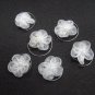 6 pc handmade Wedding accessories;bridal bridesmaid white floral curly hairpin;headband HP27