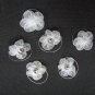 6 pc handmade Wedding accessories;bridal bridesmaid white floral curly hairpin;headband HP27