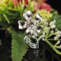 6 pc Wedding hair accessories bridal handmade hairpin bridesmaid curly alloy floral pin cn01w