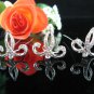 6 pc Wedding hair accessories;bridal handmade hairpin bridesmaid alloy tiara veil pin comb ckh123