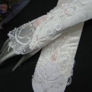 Wedding handmade lace pearl fingerless gloves; bridal accessories veil;woman accessories 38i