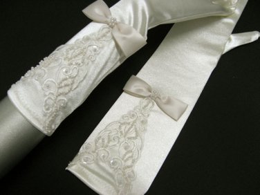 Wedding accessories handmade lace pearl gloves; bridal accessories veil;woman accessories 57i