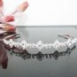 Bridal accessories; wedding handmade hair tiara;crystal headpiece; swarovski headband cn0028