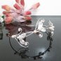 Bridal handmade accessories; wedding hair tiara;headpiece;floral headband; imperial hh4344