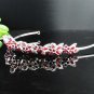Bridal accessories; wedding hair tiara; alloy handmade headpiece; headband; red imperial kc908r