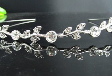 Bridal accessories; wedding tiara; aloy crystal handmade headband ; elegant headpiece kc1196