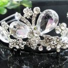 Bridal handmade accessories; wedding tiara; swarovski aloy sparkle butterfly headpiece kc1245