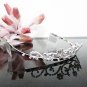 Bridal handmade accessories; wedding tiara;rhinestone headpiece;sparkle crystal regal j294