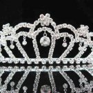 Bridal accessories; wedding handmade tiara;rhinestone headpiece; crystal sparkle regal j658