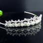Bridal accessories; wedding tiara;rhinestone handmade headpiece; crystal pearl regal T1519