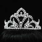 Bridal handmade accessories; wedding huge tiara;rhinestone headpiece; huge crystal regal 6323s