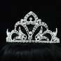 Bridal handmade accessories; wedding huge tiara;rhinestone headpiece; huge crystal regal 6323s
