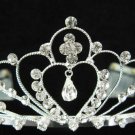 Bridal accessories; wedding tiara;rhinestone handmade sweetheart headpiece;crystal headband 960