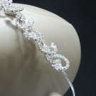 Bridal accessories; wedding tiara;rhinestone headpiece;crystal twist handmade headband 7156