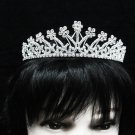 Bridal accessories; wedding tiara;rhinestone headpiece;crystal handmade daisy huge regal 2581