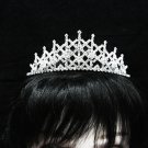 Bridal accessories; wedding tiara;rhinestone headpiece;crystal huge handmade regal 684