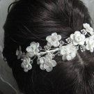 Bridal accessories;wedding tiara;rhinestone headpiece;crystal floral headband 199L