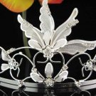 Bridal hair accessories;wedding tiara rhinestone headpiece special crystal huge regal 1876