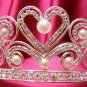 Bridal accessories;wedding tiara;rhinestone headpiece handmade silver pearl alloy regal g244