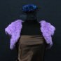 Handmade Faux fur bolero jacket ;bridal mini jacket ;shrug ;shawl or wrap sh28Lpu