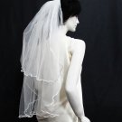 Handmade Bridal veil ; waist or fingertip length ;wedding accessories; party veil 781i
