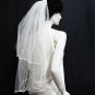 Handmade Bridal veil ; waist or fingertip length ;wedding accessories; party veil 781i