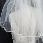 Handmade Bridal veil ; waist or fingertip length ;wedding accessories; party veil 781i