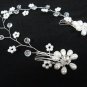 wedding tiara bridal hair accessories floral rhinestone pearl crystal hair bridal comb 40069