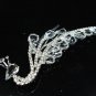 Bridal hair accessories wedding tiara;rhinestone headpiece;silver crystal phoenix bridal comb SL1923
