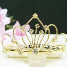 crystal golden bridal comb hair accessories,wedding tiara ,rhinestone headpiece veil SC50G