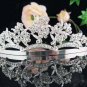 Alloy flroal bridal headpiece bridal accessories wedding tiara rhinestone veil 728