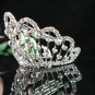 Bridal silver small crown veil,wedding headpiece woman hair accessories tiara regal 6927