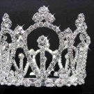 Bridal silver small crown veil,wedding headpiece woman hair accessories tiara regal 2419